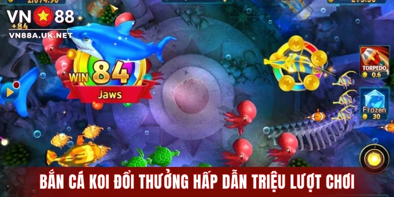 Bắn cá Koi đổi thưởng hấp dẫn triệu lượt chơi